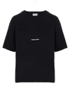 Saint Laurent Logo Print Crewneck T-shirt