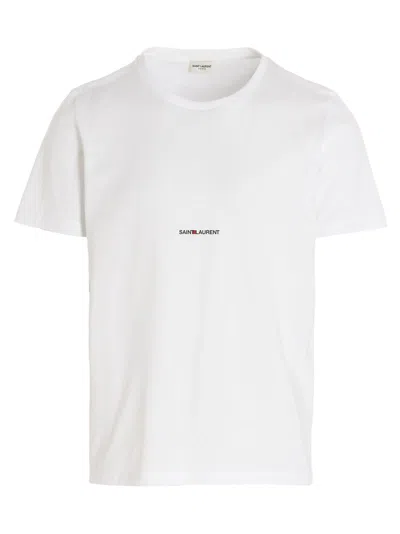 Saint Laurent Rive Gauche T-shirt In White