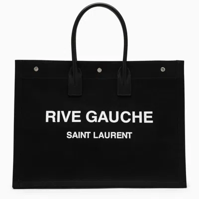 Saint Laurent Rive Gauche Black Tote Bag Women