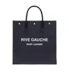 Saint Laurent Men Rive Gauche Tote Bag In Blue
