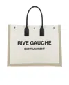 Saint Laurent Rive Gauche Tote Shopping Bag In White