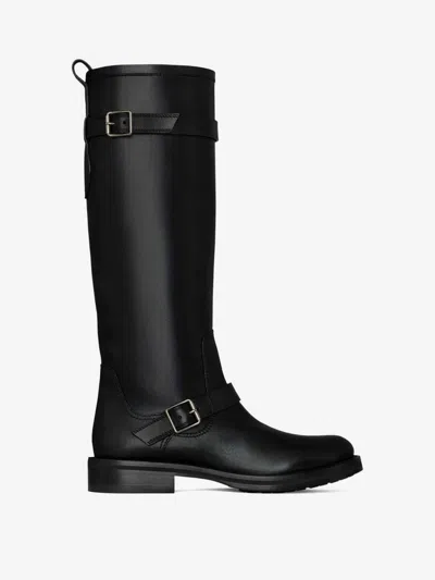Saint Laurent River Leather Boots