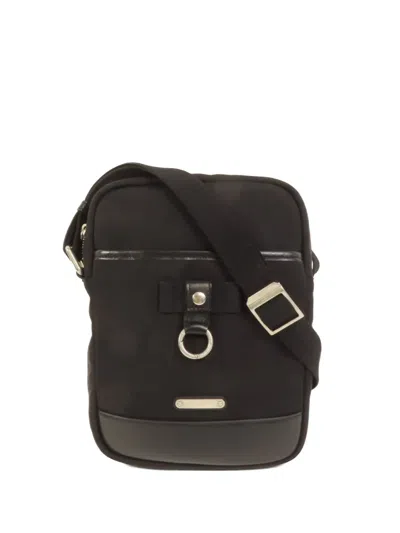 Pre-owned Saint Laurent Rivington Race Messenger Bag In Black