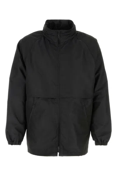 Saint Laurent Robe Down Jacket In Black