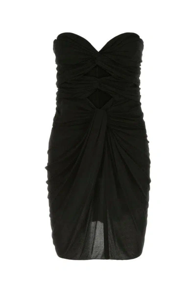 Saint Laurent Robe Jersey Crepe Fluide