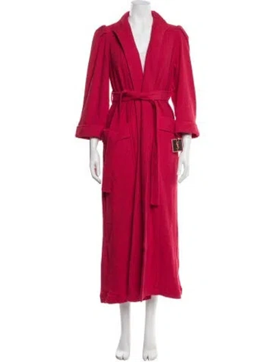 Pre-owned Saint Laurent Robe In Red