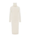 Saint Laurent Men's Extra-long Turtleneck Sweater In Mohair In White