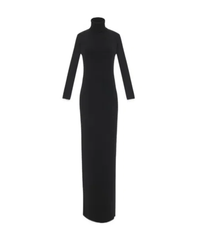 SAINT LAURENT SAINT LAURENT LONG TURTLENECK DRESS