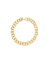 Saint Laurent Rolo-chain Choker Necklace In Yellow