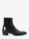 Saint Laurent Roman Boots In Black