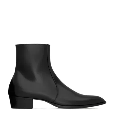 SAINT LAURENT SAINT LAURENT ROMAN ZIP-UP ANKLE BOOTS
