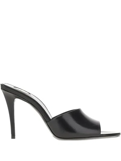 SAINT LAURENT ROMY HEELED SANDALS