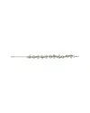 Saint Laurent Rope Chain Bracelet In White