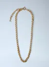 Saint Laurent Rope Chain Necklace In Neutral