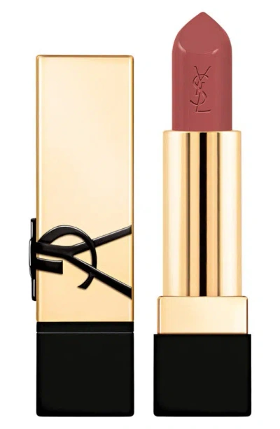 Saint Laurent Rouge Pur Couture Caring Satin Lipstick With Ceramides In N15 Nude Self