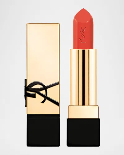 Saint Laurent Rouge Pur Couture Satin Lipstick In Orange