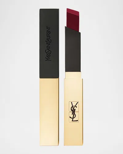Saint Laurent Rouge Pur Couture The Slim Matte Lipstick In Burgundy