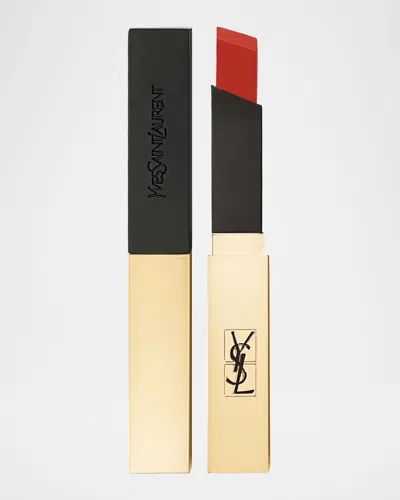 Saint Laurent Rouge Pur Couture The Slim Matte Lipstick In Red