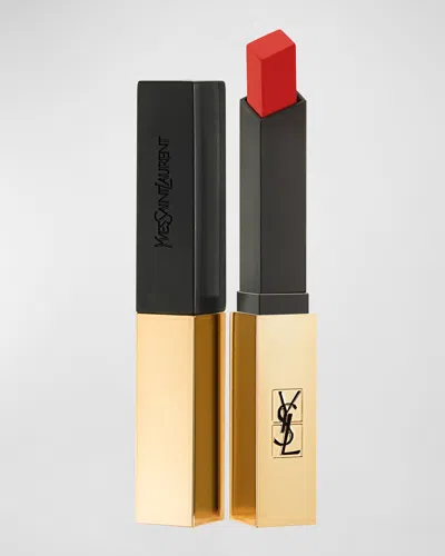 Saint Laurent Rouge Pur Couture The Slim Matte Lipstick In White