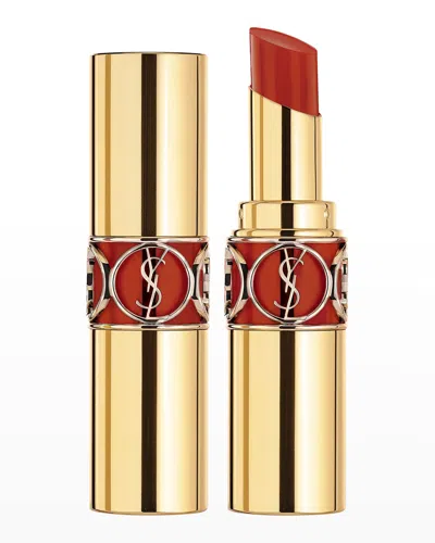 Saint Laurent Rouge Volupte Shine Lipstick In 80 Chili Tunique