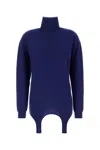 Saint Laurent Cashmere Pullover In Blue