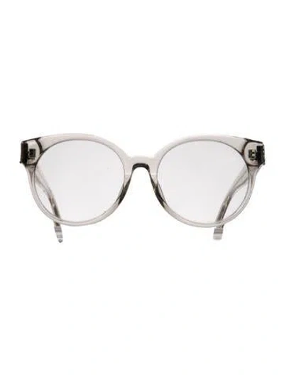 Pre-owned Saint Laurent Round Eyeglasses In Clear