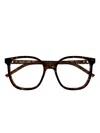 Saint Laurent Full-frame Plain Mirror In Brown