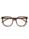 Saint Laurent Sl M155003-havana-havana-transparent In Brown