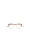 Saint Laurent Round-frame Glasses In Nude