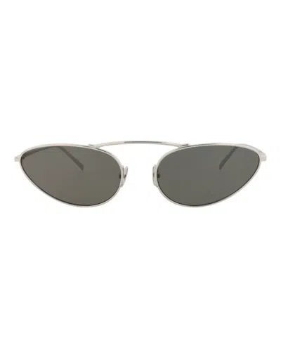 Saint Laurent Round-frame Metal Sunglasses