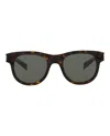 Saint Laurent Round-frame Recycled Acetate Sunglasses In Brown