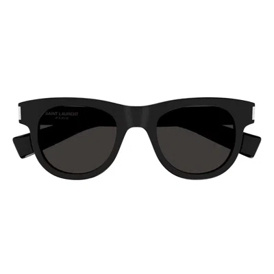 SAINT LAURENT ROUND FRAME SUNGLASSES