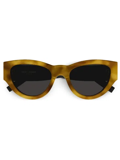 SAINT LAURENT ROUND-FRAME SUNGLASSES