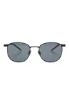 Saint Laurent Round-frame Sunglasses In Grau