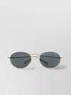 Saint Laurent Round Frame Sunglasses Slim Arms In Neutral