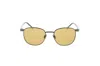 Saint Laurent Round Frame Sunglasses Sunglasses In Ruthenium-crystal-brown