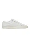 Saint Laurent Round Head Low-cut Casual Shoes In White