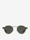Saint Laurent Round Sunglasses In Green