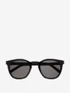 Saint Laurent Round-frame Acetate Sunglasses In Black