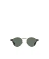 Saint Laurent Round-frame Gold-tone And Tortoiseshell Acetate Sunglasses In Gray