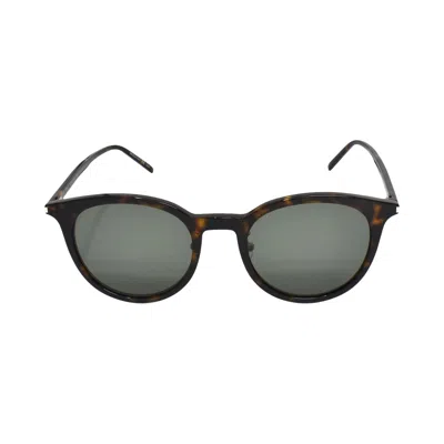 Pre-owned Saint Laurent Round Sunglasses 'havana/grey' | Brown | Men's Size Onesize