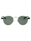 Saint Laurent Gold-havana-green Injectate Sunglasses