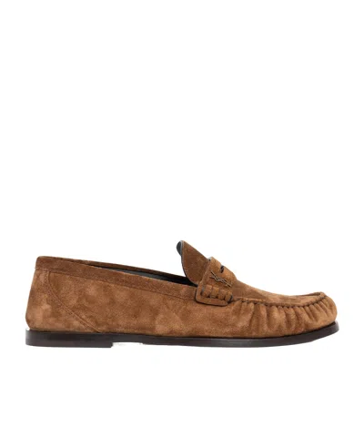 Saint Laurent Round Toe Loafers