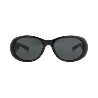 Pre-owned Saint Laurent Round-frame Bio Injection Sunglasses 'black' | Women's Size Onesize
