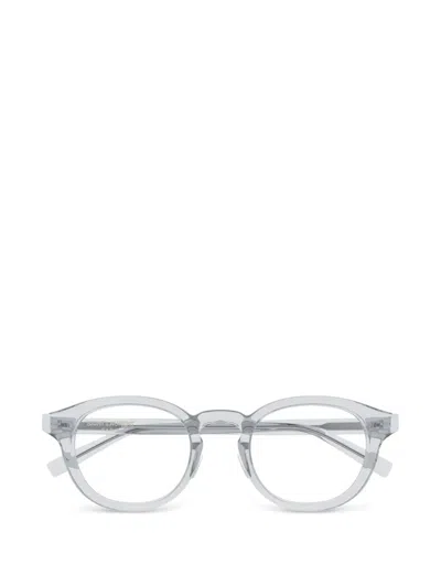 Saint Laurent 라운드 프레임 안경 In Silver