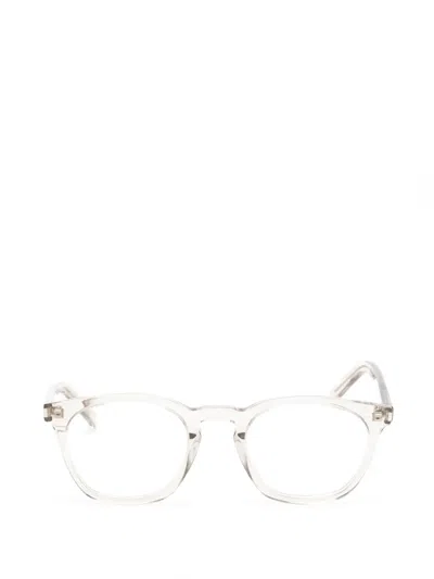 Saint Laurent Round-frame Glasses In Purple