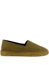 Saint Laurent Cotton Gabardine Espadrille In Brown