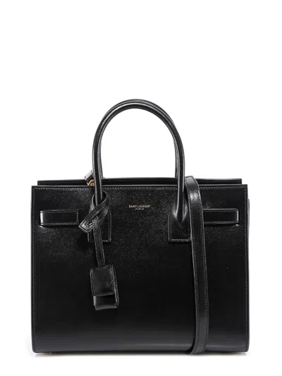 Saint Laurent Sac De Jour Baby Bag In Black