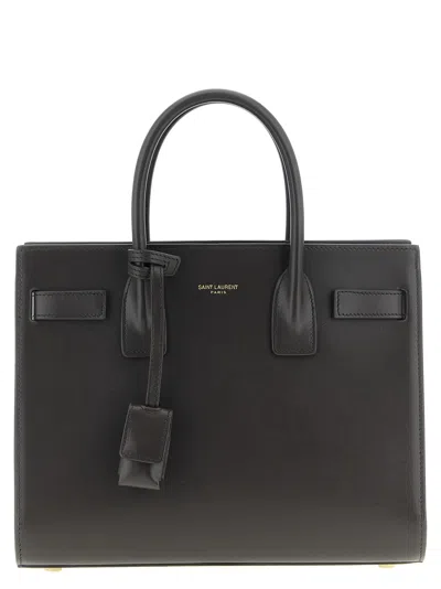 Saint Laurent Sac De Jour Baby Handbag In Black