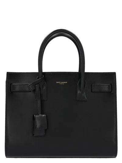 Saint Laurent 'sac De Jour' Baby Handbag In Black